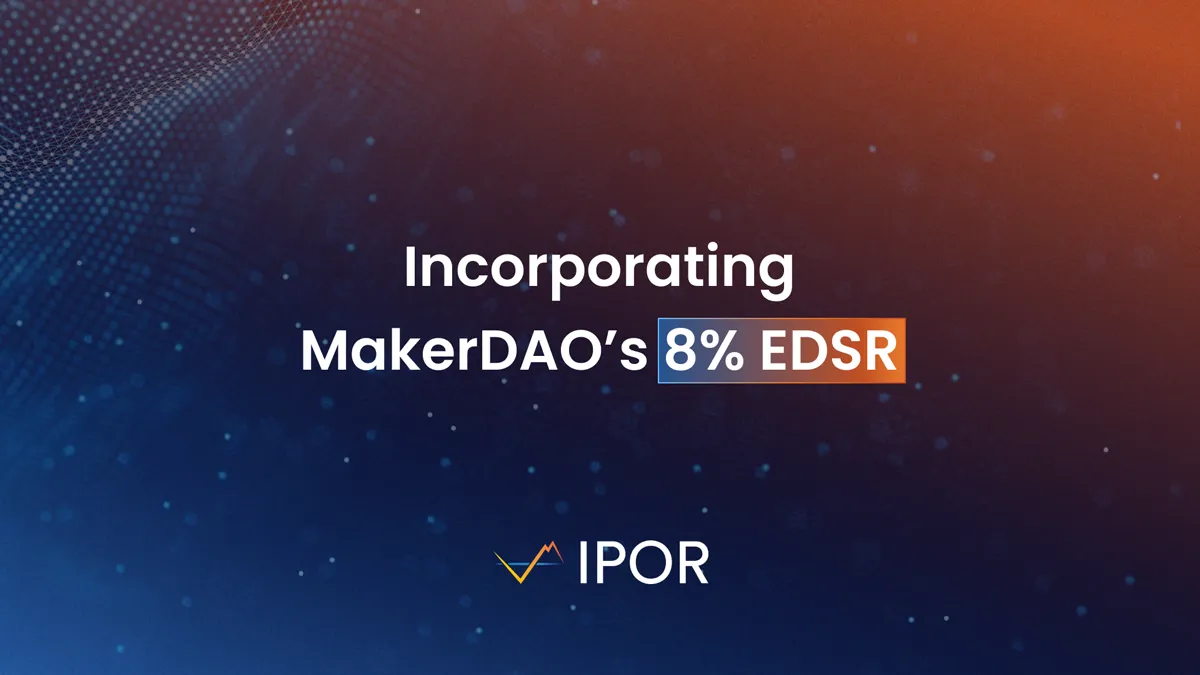 Even cozier IPOR LP yields? Incorporating the 8% EDSR to IPOR DAI asset management.