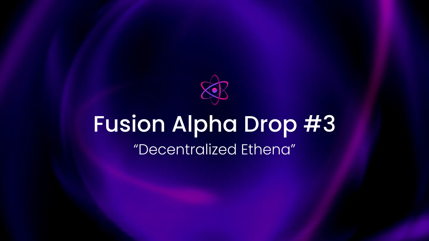 IPOR Fusion Alpha Drops | #3